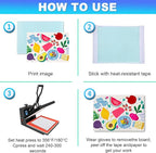 6Pack Sublimation Glass Cutting Board Blanks, Textured Tempered Glass Chopping - Image 4