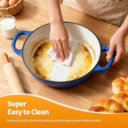 ONKO Dutch Oven For Sourdough Bread Baking, 6QT Enameled Cast Iron Dutch Oven - Image 7