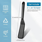 Zopeal 2 Pieces Crepe Spatula Silicone Narrow Skinny Flipper Long Heat - Image 2