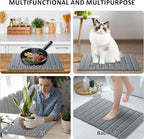 Large Stone Dish Drying Mat for Kitchen Counter 24x16 Inch - Image 5