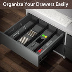 DUCOO 4 PCS Drawer Divider, Expandable Separators - Image 6