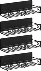 4 Pack Magnetic Spice Rack for Refrigerator by Hoopoton