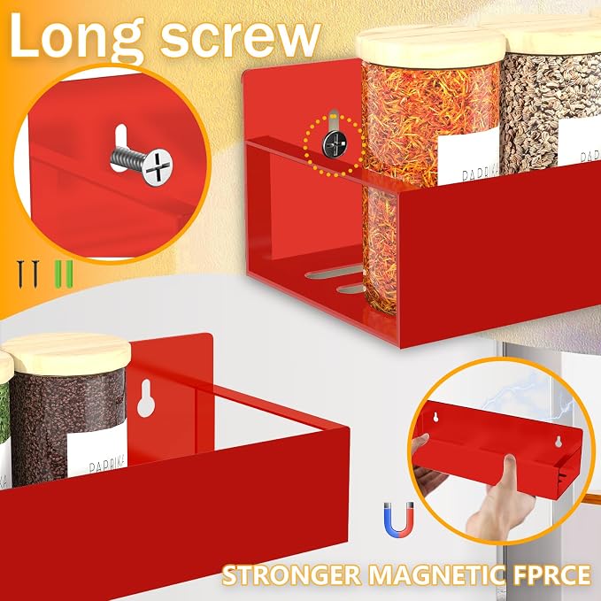 SMRCAD Magnetic Spice Rack Organizer - Image 3