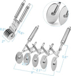 5-Wheel Professional Pastry Cutter - Image 2