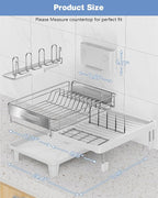 Expandable Dish Drying Rack, Dish Racks - Image 7