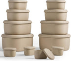 ISSEVE 12Pcs/Set Nesting Silicone Food Storage Containers by ISSEVE
