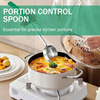 4 Ounce Solid Stainless Steel Portion Control Ladle Spoon - Image 6