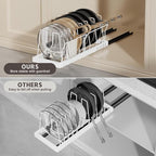 Magheo 2 Pack Pots and Pans Organizer Under Cabinet - Image 5
