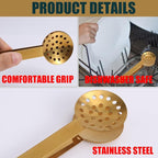 Tea Bag Squeezer Tongs, Stainless Steel Teabag Strainer Dispenser Gripper - Image 3