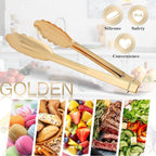 MSY BIGSUNNY 9 Inch Kitchen Food Tongs - Image 6