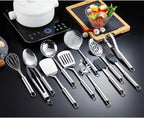 Berglander Cooking Utensil Set 12 Piece Stainless Steel Kitchen Tool Set - Image 4