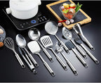 Berglander Cooking Utensil Set 13 Piece Stainless Steel Kitchen Tool Set - Image 3