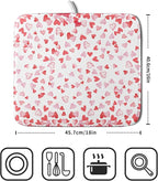 Valentine’s Day Dish Drying Mat - Image 4