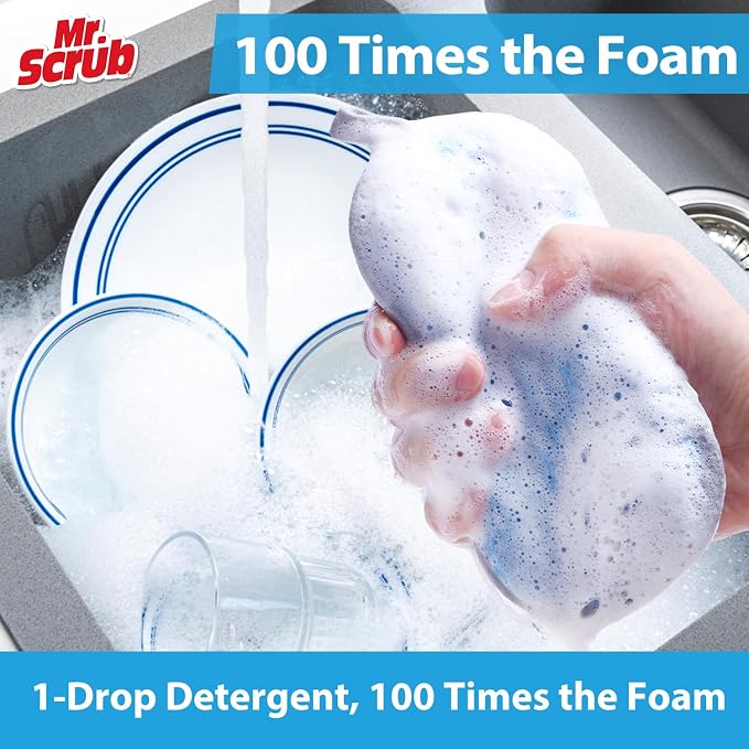 Sponges Kitchen Dish Sponge for Washing Dishes Cleaning Kitchen, All-Purpose - Image 7