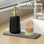 Razborci 2PCS Diatomite Quick Stone Drying Tray Mat - Image 3