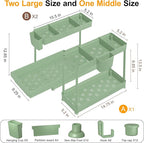 Sevenblue 3 Pack Multi-Purpose Under Sink Organizers and Storage, 2026 L-Shaped - Image 6