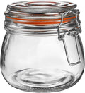 Hovico 25 oz Glass Jars With Airtight Lids And Leak Proof Rubber Gasket by Hovico