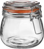 Hovico 25 oz Glass Jars With Airtight Lids And Leak Proof Rubber Gasket by Hovico