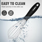 Walfos Mini Stainless Steel Whisk - Image 7