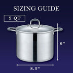 CONCORD Stainless Steel Stock Pot - Image 2