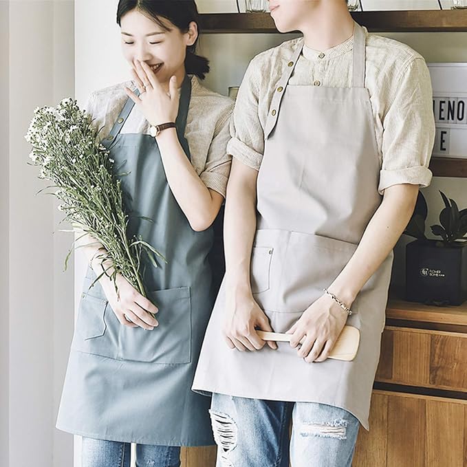 Art Aprons for Painting Pottery Ceramics, Mens Women Kitchen Cooking Aprons - Image 8