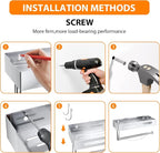 Paper Towel Holder Wall Mount for Bathroom, Paper Towel Holder - Image 7