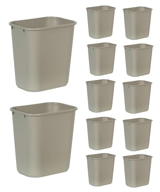 Rubbermaid Commercial Products Wastebasket/Trash Can, 7-Gallon/28-Quart by RubbermaidCommercialProducts
