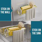 TAILI Sponge Holder with Strong Suction Cup, 4-in-1 Rustproof Sink Organizer - Image 7
