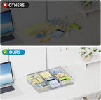 Marbrasse Desk Drawer Organizer, Metal Mesh Drawer Organizer Tray - Image 6