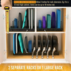 Norcalway Adjustable Bakeware Pots and Pans Organizer Under Cabinet, 11 - Image 5