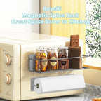 Magnetic Spice Rack For Refrigerator, Space Saving Magnetic Shelf For Fridge - Image 4