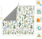 Blue Yellow Wildflower Dish Drying Mats - Image 7