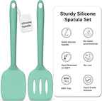 Coukre 2 Pack Silicone Spatula Set, High Heat Resistant, BPA Free Kitchen - Image 2