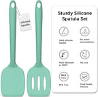 Coukre 2 Pack Silicone Spatula Set, High Heat Resistant, BPA Free Kitchen - Image 3