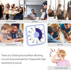 Secura 7.5 Inch Visual Timer, 60 Minute Oversize Visual Countdown Timer - Image 4