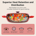 Enameled Cast Iron Dutch Oven, 3.8 Quart Dutch Oven Pot - Image 7