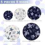 5-Size Reusable Beeswax Bowl Covers - Image 2