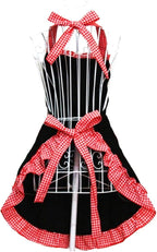 Hyzrz Cute Ladies Girls Retro Apron Dress Kitchen Cooking Vintage Aprons - Image 4