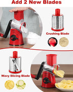 Geedel Rotary Cheese Grater Cheese Shredder - Image 3
