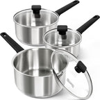 MICHELANGELO Stainless Steel Sauce Pan by Michelangelo