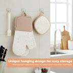 10 Pcs Kitchen Oven Mitts and Potholders Set - Image 7