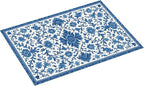 Blue and White Pattern Dish Drying Mats - Image 2