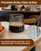 2 Pack Espresso Measuring Cup, 6oz Borosilicate Glass Espresso Cups - Image 4