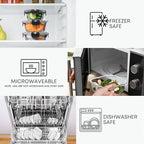 Razab 30 PC Glass Food Storage Containers - Image 5