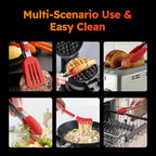HST 3 Pack Kitchen Tongs, Non Stick Stainless Steel 9 Inch Tongs - Image 7