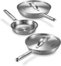 Stainless Steel Frying Pan Set by VEDNHOL