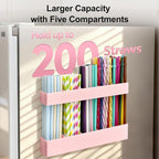 9.5” Large Acrylic Straw Holder - Image 3