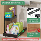 REALINN Expandable Under Sink Organizers and Storage, 2 Tier Under Cabinet - Image 3