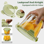 Freshmage 23oz Glass Meal Prep Containers - Image 9