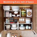 Cabinet Shelves Organizer for Kitchen 11", Expandable Shelf - Image 7